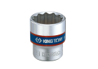 NASADKA KRÓTKA 3/8" 17mm x 29mm, 12-kąt. Cr-V King Tony 333017M