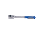 GRZECHOTKA Z PRZYCISKIEM 3/8" 32 ZĘBY 200mm UCHWYT GUMOWY, BLOKADA King Tony 3771-08G