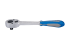 GRZECHOTKA UCHYLNA 3/8" 32 ZĘBY 200mm UCHWYT GUMOWY, BLOKADA King Tony 3774-08G