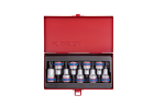 ZESTAW NASADEK Z KOŃCÓWKĄ TORX 1/2" 9 cz. KRÓTKIE T20 - T60 KASETA King Tony 4109PR