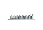 ZESTAW NASADEK TRZPIENIOWYCH 1/2" 8 cz. KWADRAT 8 - 19mm SZYNA King Tony 4118MR