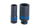 NASADKA DŁUGA UDAROWA 1/2" 27mm x 80mm, 12-kąt King Tony 443027M
