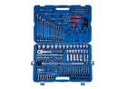 PROMOCJA-ZESTAW NARZĘDZI 153 cz. NASADKI 1/4"+1/2" 4 -32mm 6-kąt. WKRĘTAKI. SZCZYPCE. KLUCZE. BITY. WALIZKA King Tony 7553MR01