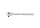 PROMOCJA-GRZECHOTKA Z PRZYCISKIEM 1/2" 32 ZĘBY 250mm UCHWYT MOLETOWANY King Tony 4771-10FR