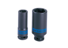NASADKA DŁUGA UDAROWA CIENKOŚCIENNA 1/2" 26mm x 80mm, 6-kąt King Tony 493526M