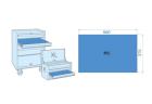 PROMOCJA-ZESTAW NASADEK UDAROWYCH 1/2" + KLUCZ 33411-050 41cz. WKŁAD Z PIANKI EVA DO WÓZKA King Tony 9-44803AMPV02