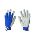 RĘKAWICE SKÓRZANE R319 ROZMIAR 10 SZARO NIEBIESKIE (12 PAR) Inny KR319-10N