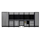 PROMOCJA-ZESTAW MEBLI WARSZTATOWYCH NUMER 21 (SZARE), 4915x600x1900mm King Tony 87D21X01SA-KG