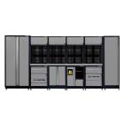 PROMOCJA-ZESTAW MEBLI WARSZTATOWYCH NUMER 22 (SZARE), 4235x600x1900mm King Tony 87D21X02SA-KG