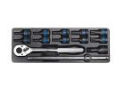 ZESTAW NASADEK UDAROWYCH 1/2" 13cz. KRÓTKIE TORX T20-T70 Z AKCESORIAMI, WKŁAD DO WÓZKA King Tony 9-4413PP