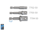 ZESTAW UCHWYTÓW TRZPIENIOWYCH DO WKRĘTAREK 1/4" CALOWE 1/4", 3/8", 1/2" x 50mm, ZACZEP KULKOWY King Tony 9103PR